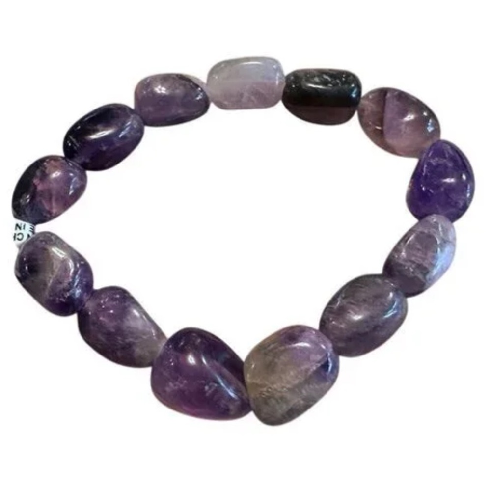 Free People NWT Ariana Ost Amethyst Purple Stone Bracelet